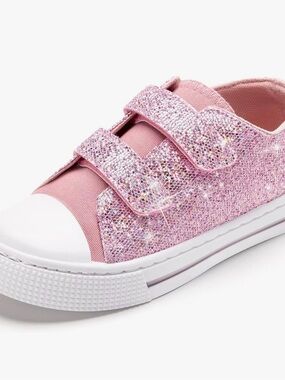 FUNCOO PLUS Girls Sneakers Toddler Canvas Shoes -Size 11